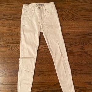 Tractr white skinny jeans, size 25